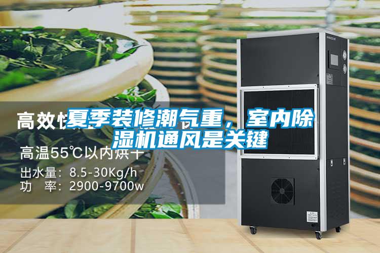 夏季裝修潮氣重，室內除濕機通風是關鍵