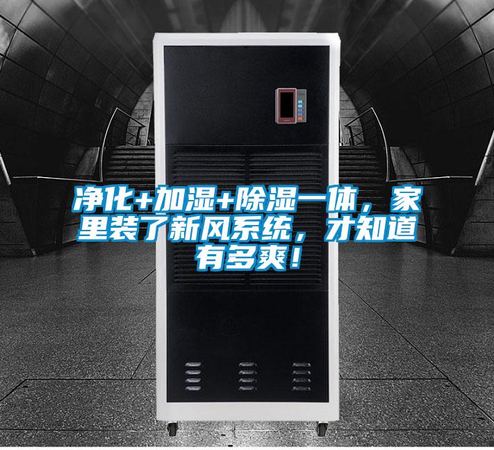 凈化+加濕+除濕一體，家里裝了新風系統，才知道有多爽！